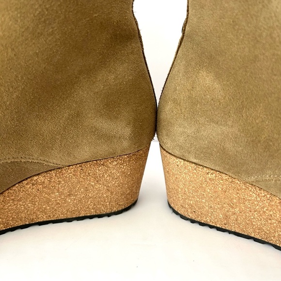 Birkenstock Papillio Edith Boot Cabincore Platform NEW Tan Suede Size EU37 US 6 - Picture 10 of 15